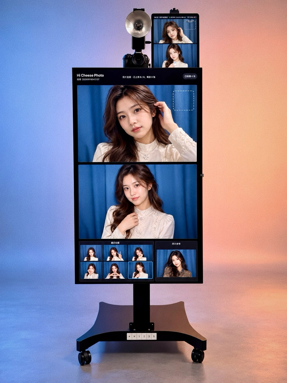 iPad + 43-inch interactive display